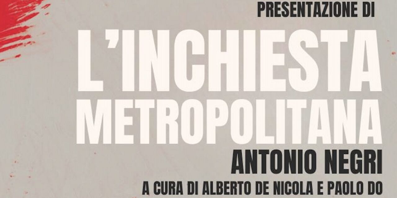 “L’inchiesta metropolitana” – Bologna 4 aprile 2024